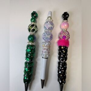 Colorful Beaded Pens